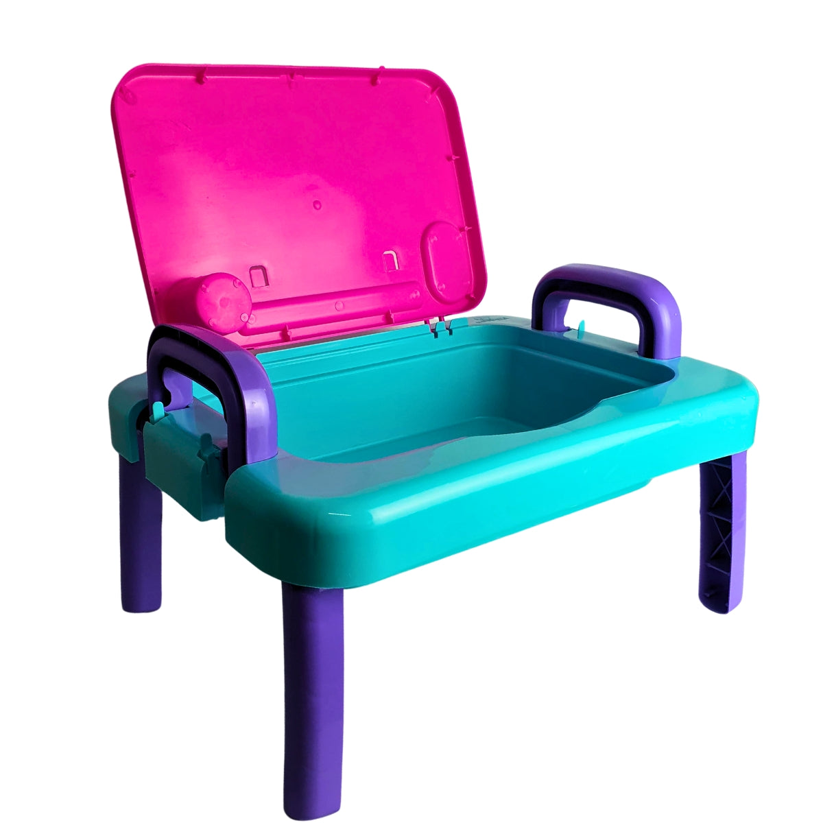 Mesinha Para Desenho MercoToys Azul Com Roxo Mesinha Para Desenho MercoToys Azul Com Roxo